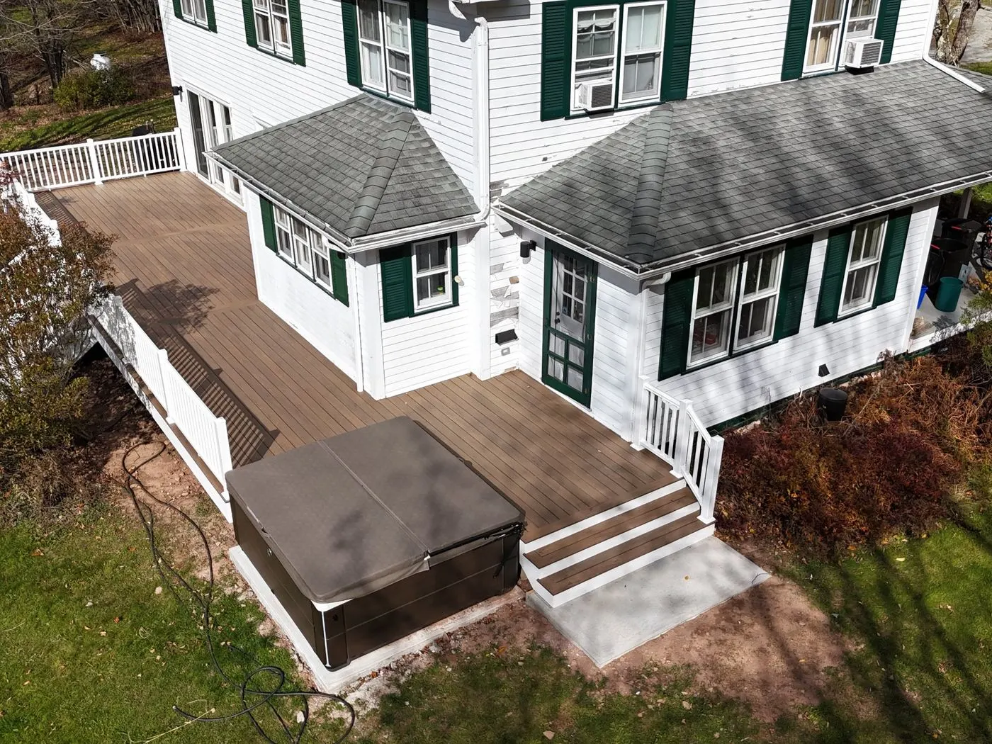 Finished deck built by A&C Brothers