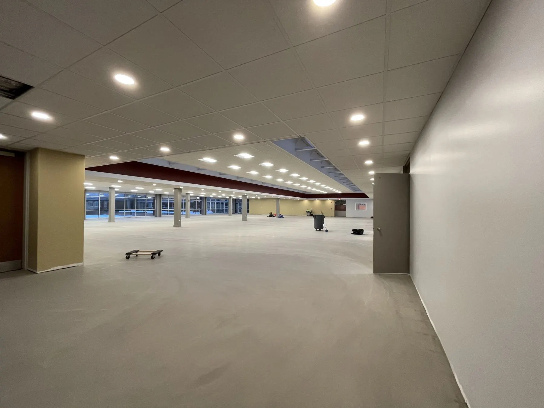 Finished commercial floor